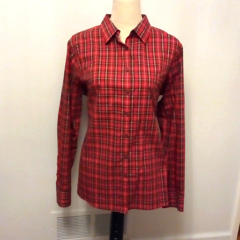 NWOT Lands End button down shirt sz 16